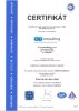 Certifikát o zavedení ISO 9001:2009